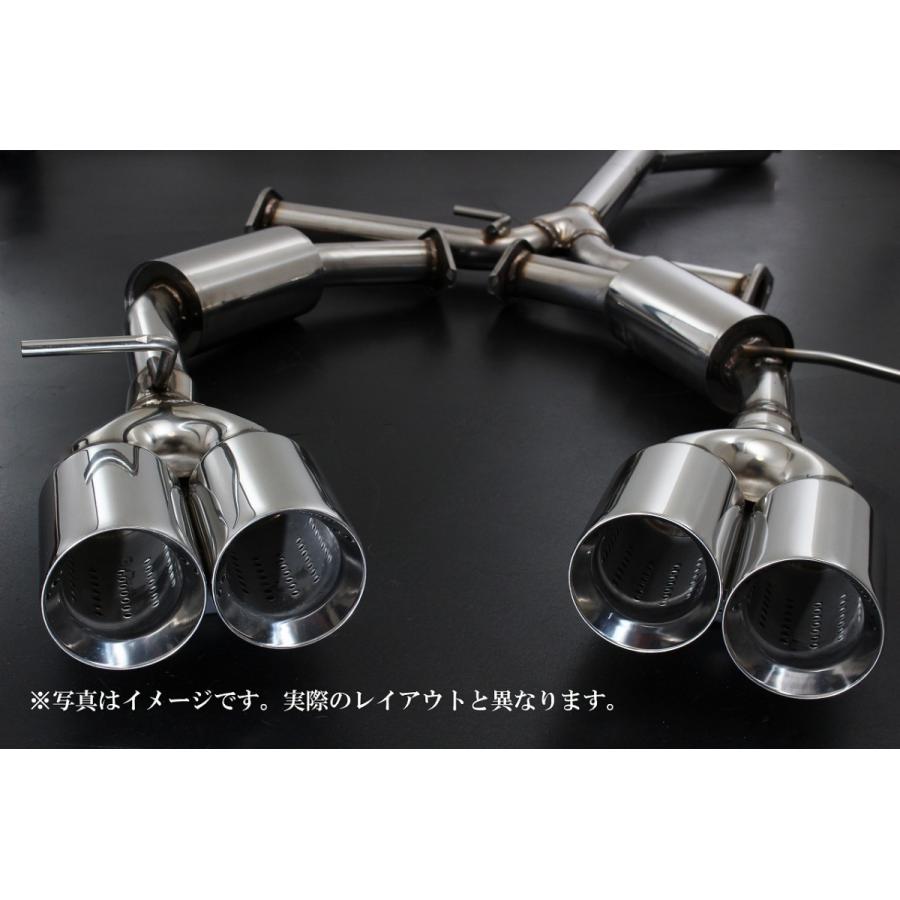 スリーキャッツ KY51 51フーガ 前期 100Φ真円 4本出し スーパー スリーキャッツ KY51 51フーガ 前期 100Φ真円 4本出し スーパー