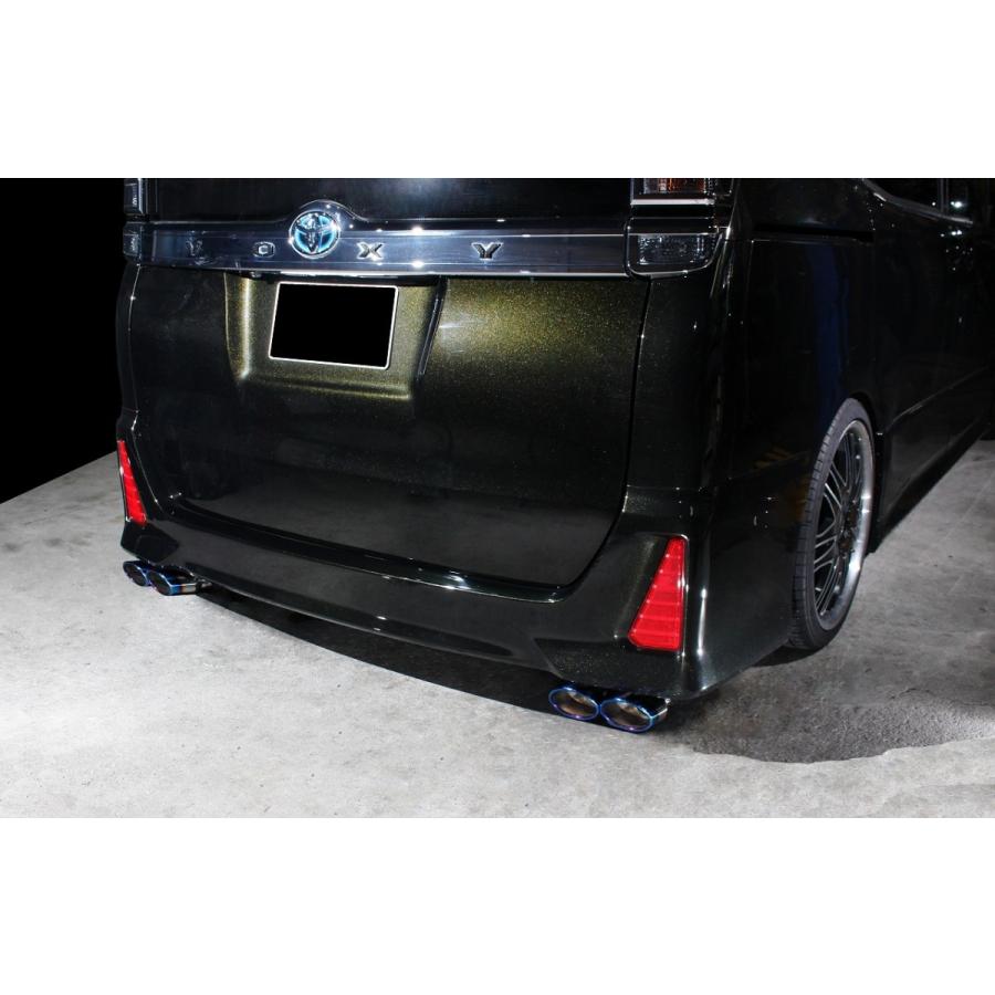 スリーキャッツ ZRR70W 70ノア チタン風クーヴェ 4本出し 直管 スリーキャッツ ZRR70W 70ノア チタン風クーヴェ 4本出し 直管