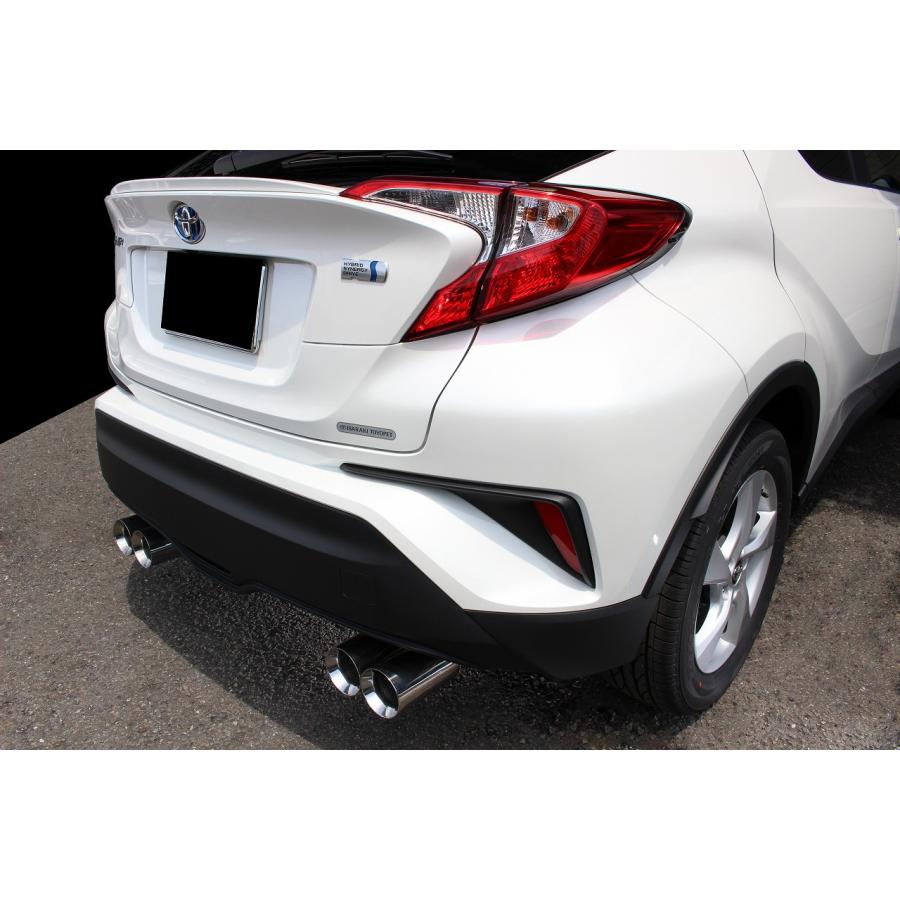 C-HR ZYX10 GANADOR マフラー 4本出し ☆送料込み☆ C-HRハイブリッド GANADORマフラー センターパイプ付き