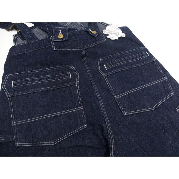 John Gluckow(ジョン グラッコー)by WAREHOUSE [JG-41 Strongarm Reinforced Overalls/Indigo Denim]の画像
