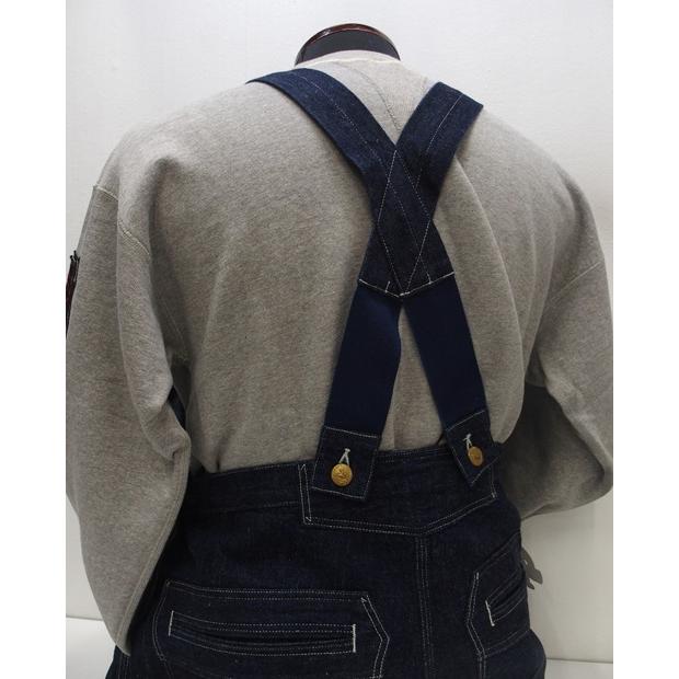 John Gluckow(ジョン グラッコー)by WAREHOUSE [JG-41 Strongarm Reinforced Overalls/Indigo Denim]の画像