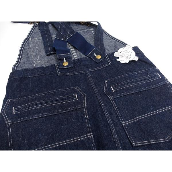 John Gluckow(ジョン グラッコー)by WAREHOUSE [JG-41 Strongarm Reinforced Overalls/Indigo Denim]の画像