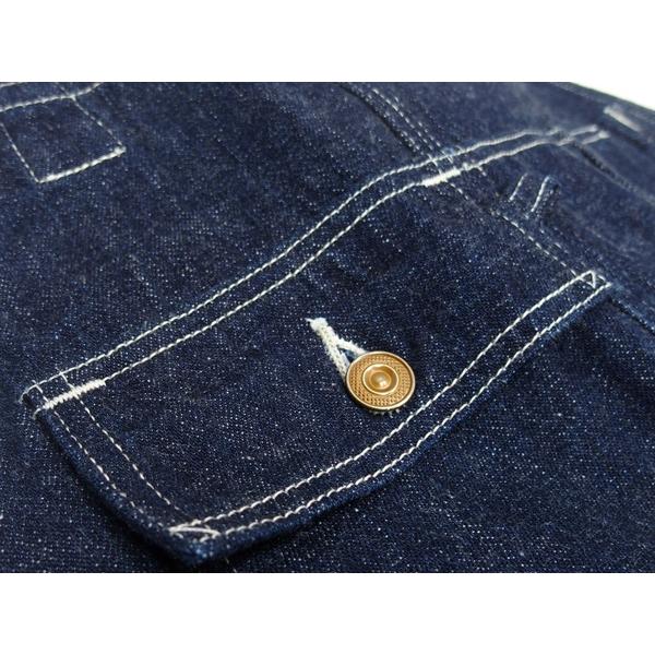 John Gluckow(ジョン グラッコー)by WAREHOUSE [JG-41 Strongarm Reinforced Overalls/Indigo Denim]の画像