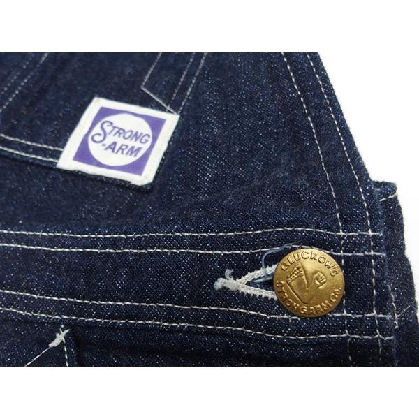 John Gluckow(ジョン グラッコー)by WAREHOUSE [JG-41 Strongarm Reinforced Overalls/Indigo Denim]の画像