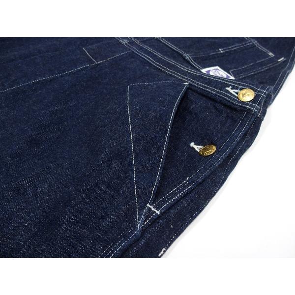 John Gluckow(ジョン グラッコー)by WAREHOUSE [JG-41 Strongarm Reinforced Overalls/Indigo Denim]の画像