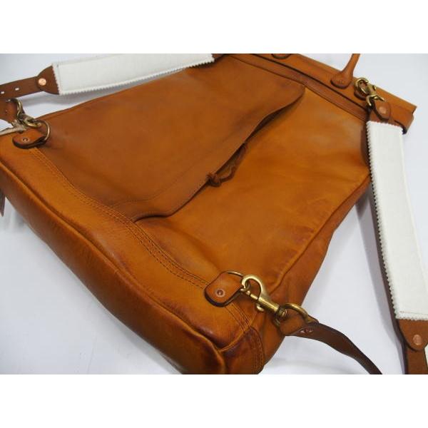 Vasco(ヴァスコ)[Lot.VS-206L LEATHER VOYOGE 2WAY RUCKSACK/Mastard Camel]の画像