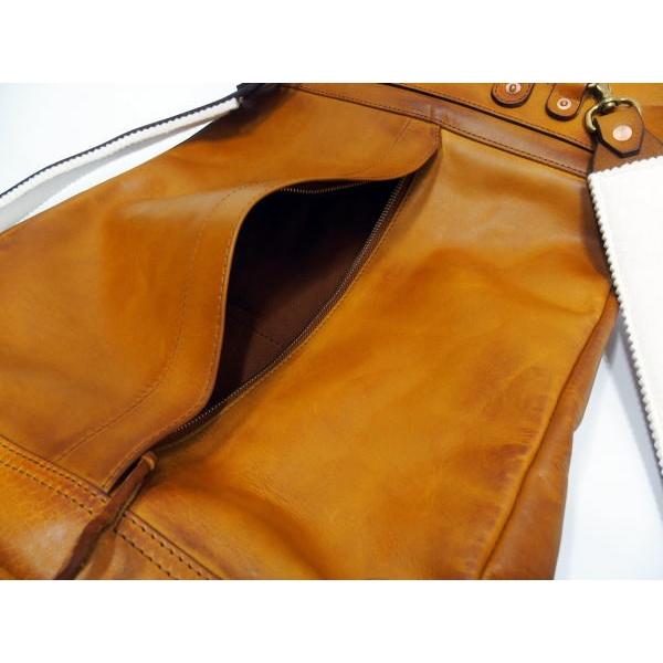 Vasco(ヴァスコ)[Lot.VS-206L LEATHER VOYOGE 2WAY RUCKSACK/Mastard Camel]の画像