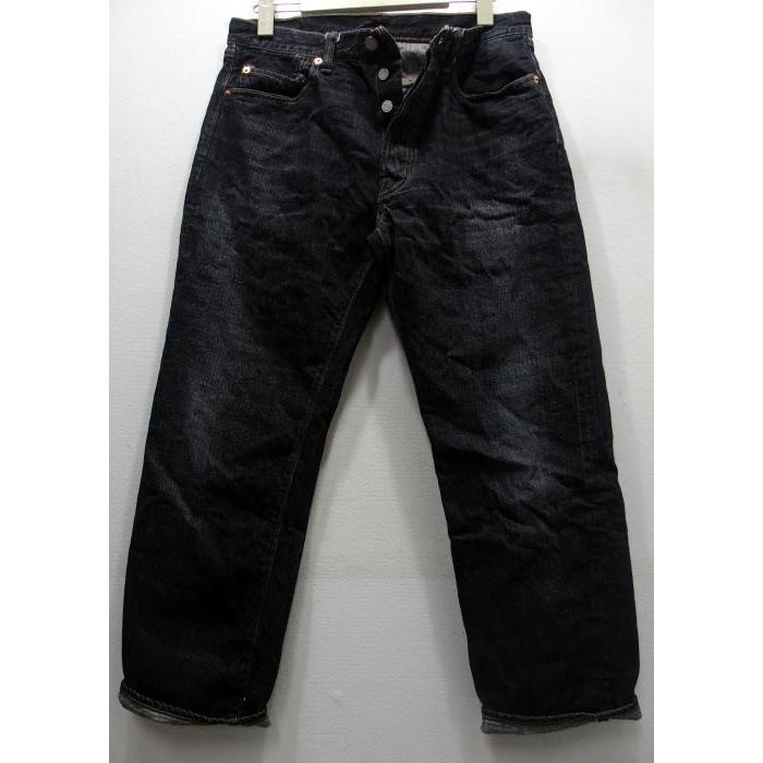 WAREHOUSE(ウエアハウス) [2ND-HAND Lot.1100/Real Vintage Dark Black Used Wash-Tight Fitting]｜threeeight｜02