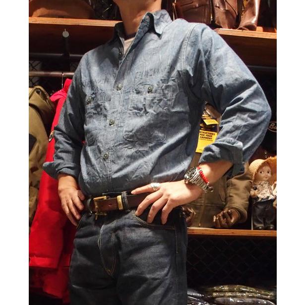 WAREHOUSE WAREHOUSE(ウエアハウス) [Lot.3044 USN CHAMBRAY SHIRTS 