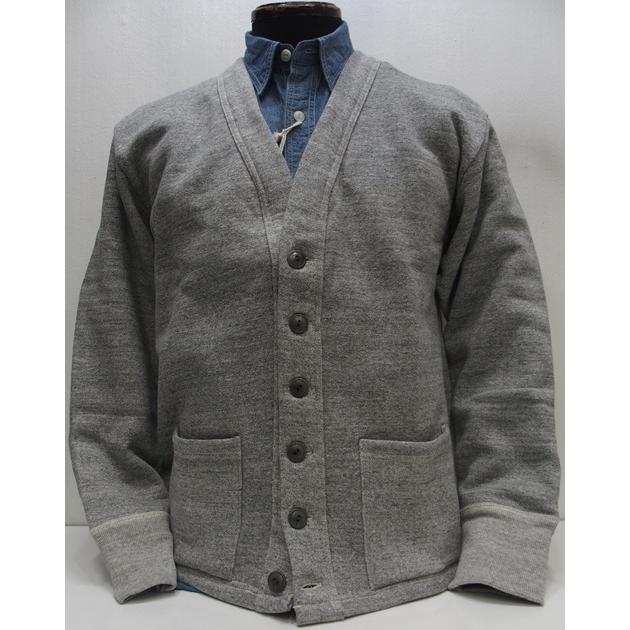 WAREHOUSE ウエアハウス スウェット カーディガン 42サイズ グレー WAREHOUSE（ウエアハウス） [Lot.498 4-Needle Sweat Cardigan