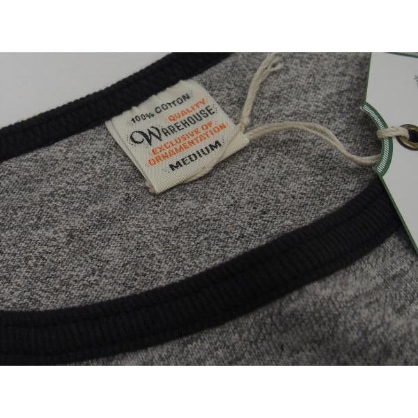 WAREHOUSE（ウエアハウス） [Lot.4059 Ringer Tee/O RING-Heather Gray
