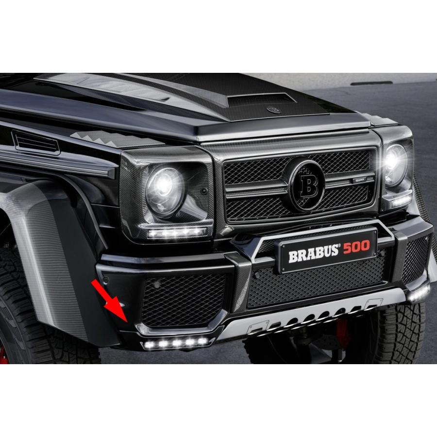 Brabus ブラバス Benz ベンツ Gクラス W463 G500 4 4用 フロントバンパーアドオン ウィンカー連動 Bra スリーポイントa支店 通販 Yahoo ショッピング