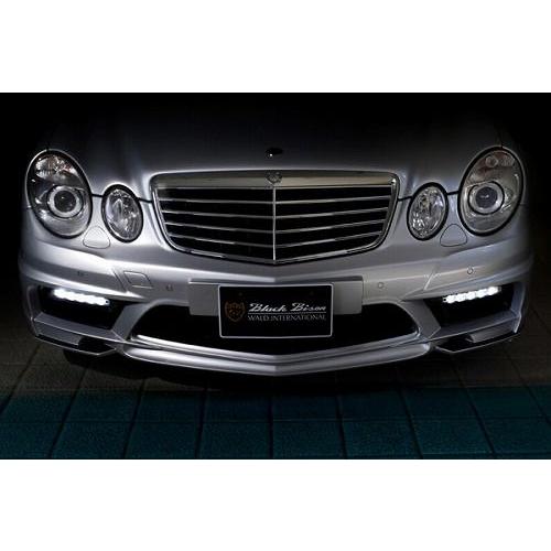 WALD ヴァルド ベンツ Eクラス W211ワゴン ブラックバイソン フロントバンパースポイラー LEDバージョン
