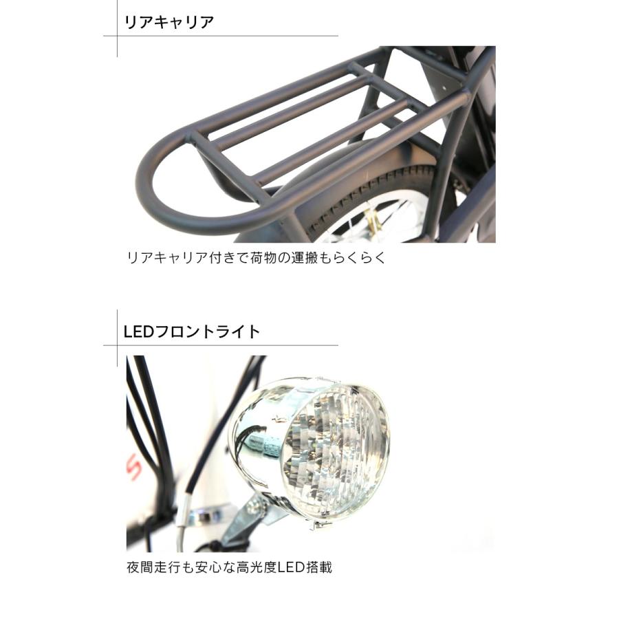 フル電動自転車 16インチ 折りたたみ フル電動 アクセル付き モペット moped サスペンション 原付 原動機付き フル電動バイク【公道走行不可】E-RUNs2｜threestone｜11