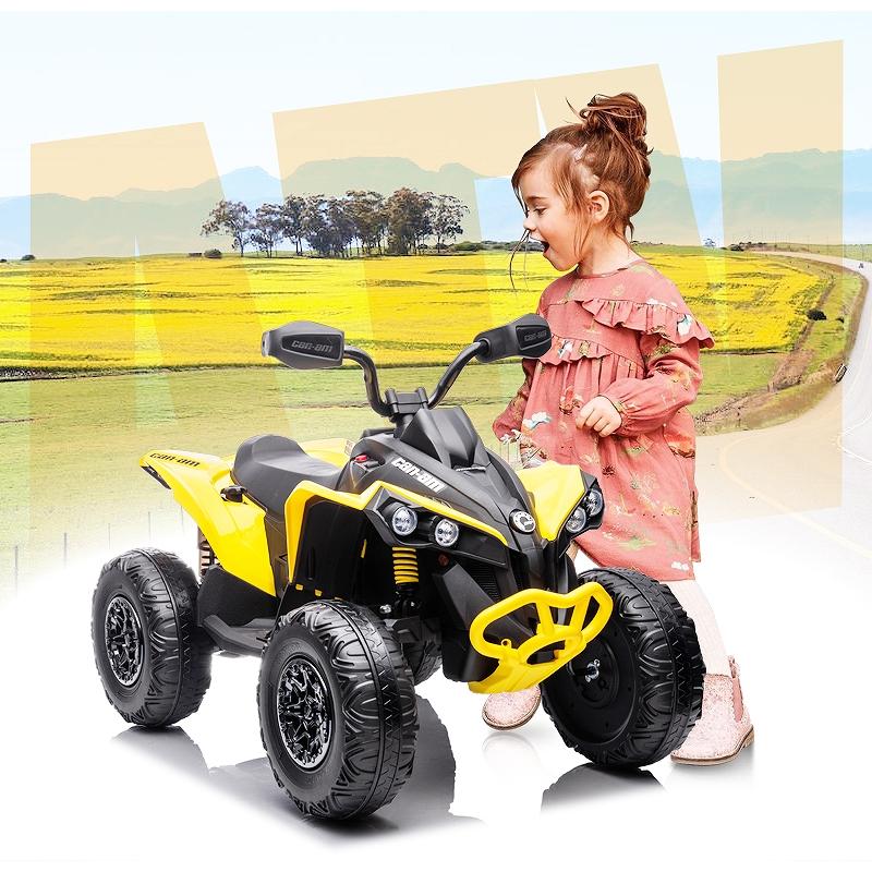 乗用玩具 電動乗用玩具 バギー ATV カンナム BRP Can-Am 簡単操作可能