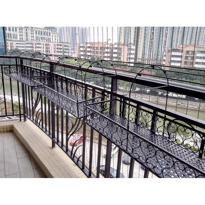 フラワースタンド プランタースタンド 吊り下げ式 ベランダガーデン アイアンアート 鉄 鉢棚 プランター台 プランター棚 防雨シート付属 鉢植え L 534 スリーストア 通販 Yahoo ショッピング