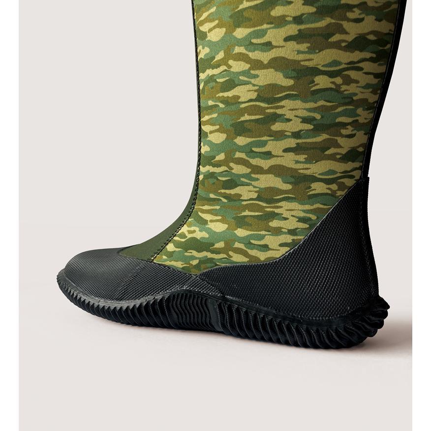 2628 グリーンマスターアクティブ 長靴 迷彩 軽い長靴 通気性