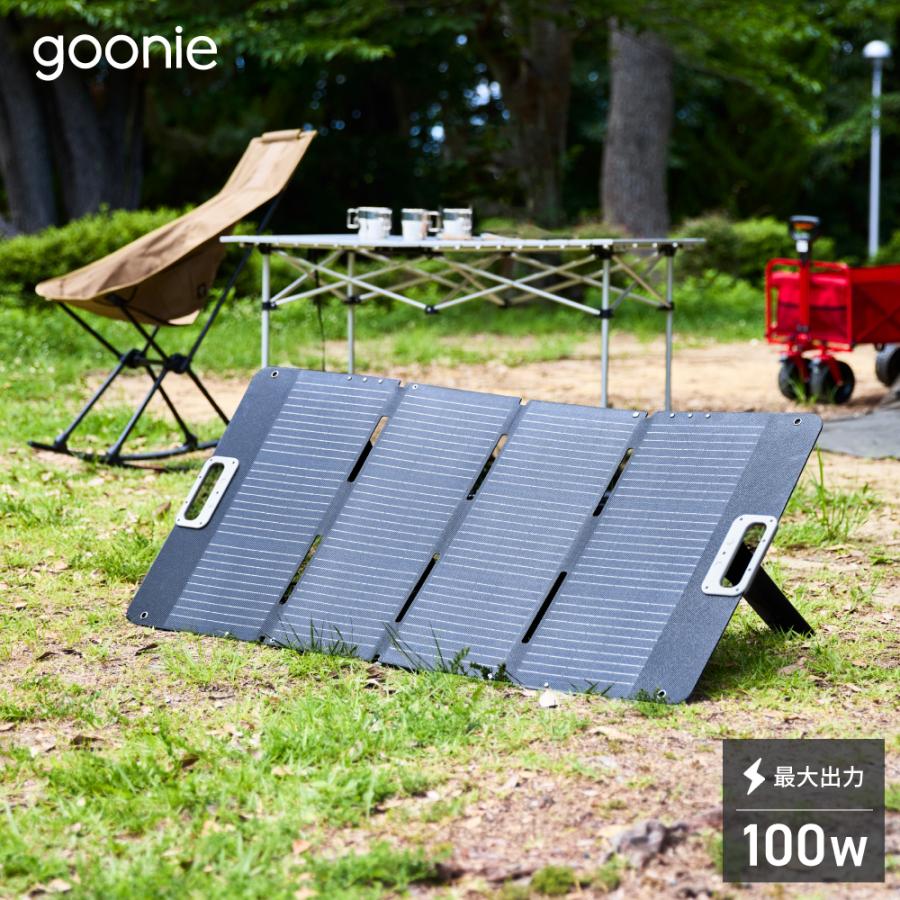 ポータブル電源対応 折りたたみ式ソーラーパネル 100W ソーラー