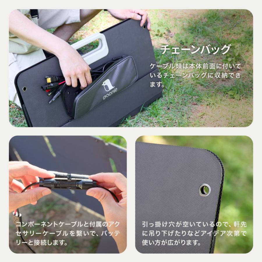 ポータブル電源対応 折りたたみ式ソーラーパネル 100W ソーラー