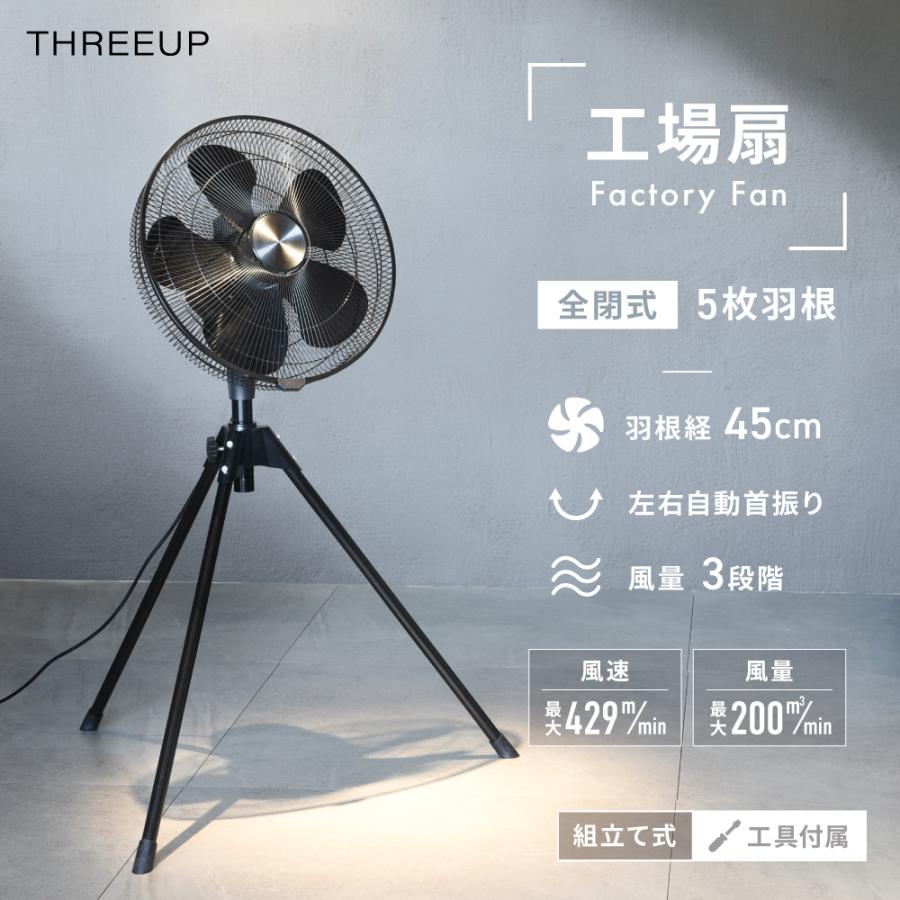 工業扇風機 日本メーカー KF-T2520 工場扇 業務用扇風機 左右自動首