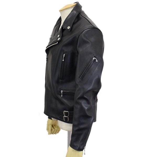 666 LJM-4 U.K.HARDCORE RIDERS JACKET (U.K. ハードコア ライダースジャケット) 日本製 BLACKの画像
