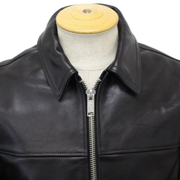 666 LJM-9TF TIGHT FIT CENTER ZIP LEATHER JACKET (タイトフィット 