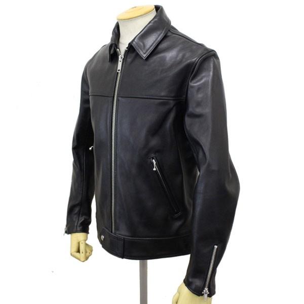 666 LJM-9TF TIGHT FIT CENTER ZIP LEATHER JACKET (タイトフィット