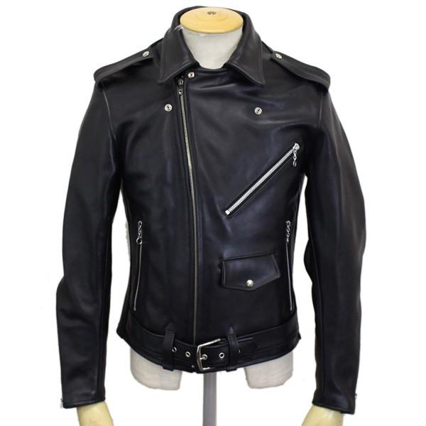 666 MY WAY MAN マイウェイマン MMLJM-2 ツースター ランサーフロントライダースジャケット 日本製 BLACKの画像