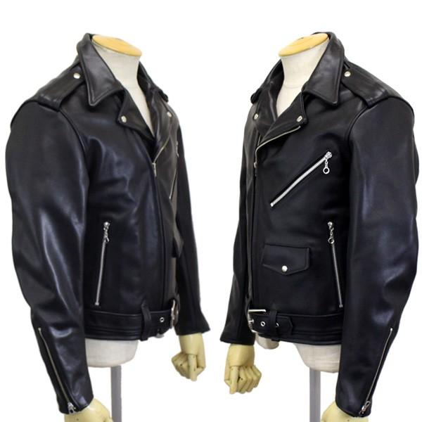 666 MY WAY MAN マイウェイマン MMLJM-2 ツースター ランサーフロントライダースジャケット 日本製 BLACKの画像