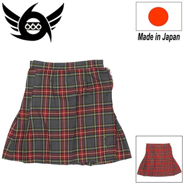 666 666 ORIGINAL KILT SKIRT キルトスカート タータンチェック 全2色 SOI0004
