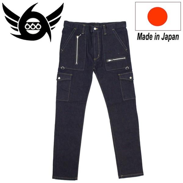 666 ORIGINAL 1977 LONDON SLIM ZIP JEANS ロンドンスリムジップジーンズ インディゴ SOP0005｜threewoodjapan