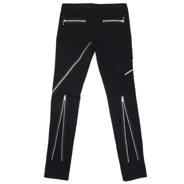 666 アーミージップジーンズTYPE-B 34 SOP0042 ジップパンツ 666 ORIGINAL Army Zip Jeans (アーミージップジーンズ) ブラック