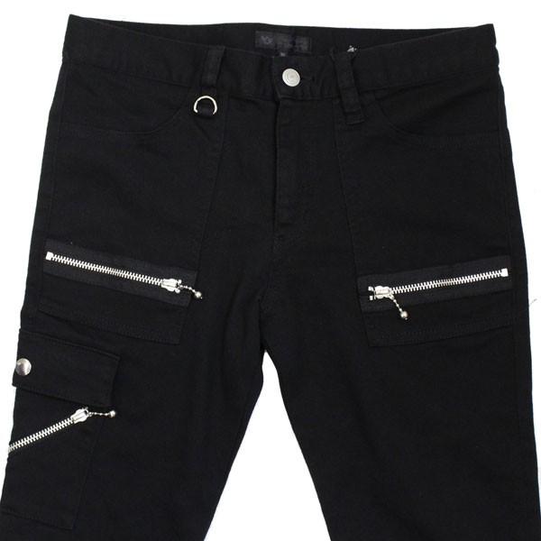 666 ORIGINAL Army Zip Jeans (アーミージップジーンズ) ブラック