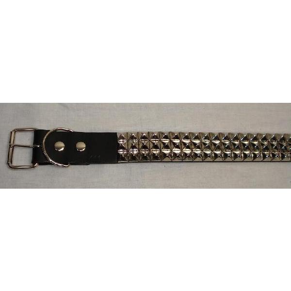 666 Studded Gear 666スタッデッドギア 3連ピラミッドスタッズベルト