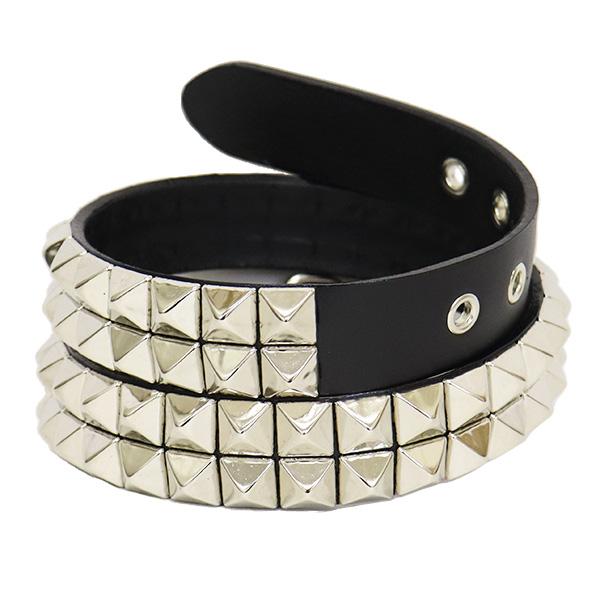 666 Studded Gear スタッデッドギア 2連ピラミッドスタッズ 666 Studded Gear スタッデッドギア 2連ピラミッドスタッズ