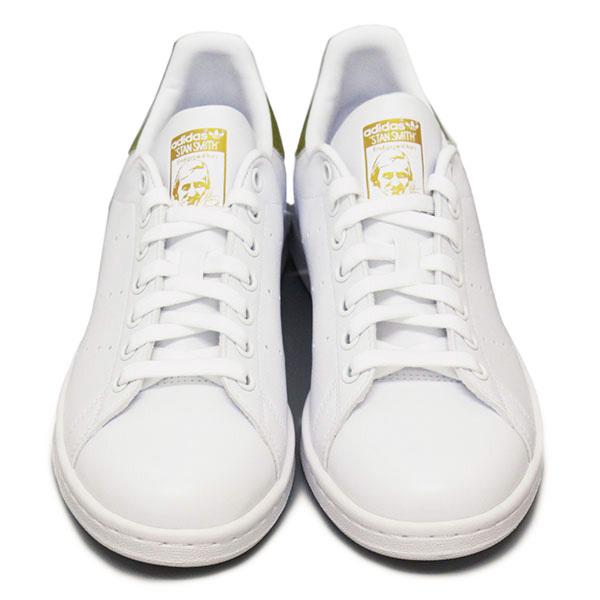 adidas (アディダス) G58184 STAN SMITH W スタンスミス レディース スニーカー フットウェアホワイトxフットウェアホワイトxゴールドメタリック AD098｜threewoodjapan｜02