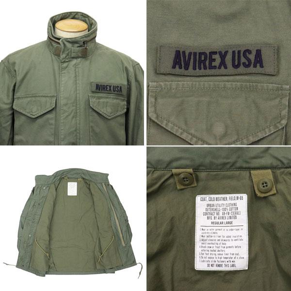 AVIREX (アヴィレックス) 3952014 TYPE タイプ M-65 FIELD JACKET フィールドジャケット 全2色｜threewoodjapan｜05