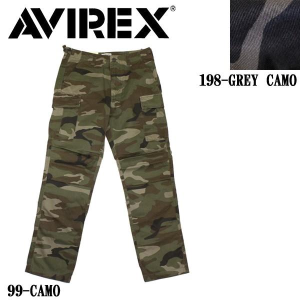 AVIREX (アヴィレックス) CAMOUFLAGE FATIGUE PANTS カモフラージュ ファティーグパンツ 全2色｜threewoodjapan