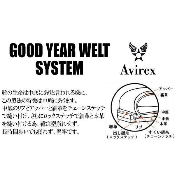 AVIREX U.S.A.(アビレックス) 　AV2100 YAMATO(ヤマト) バイカースタイルブーツ BLACK ブラックの画像