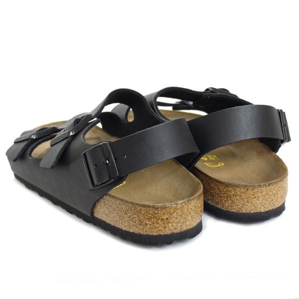 BIRKENSTOCK (ビルケンシュトック) MILANO (ミラノ) ビルコフロー サンダル レギュラー(幅広) ブラック BI064｜threewoodjapan｜04