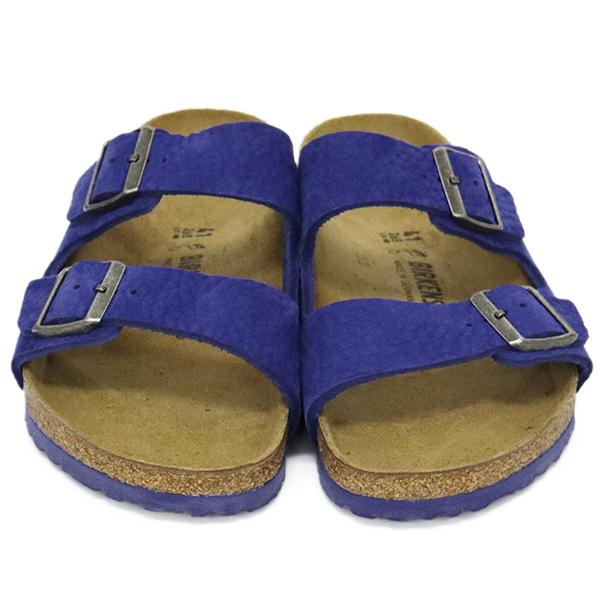 BIRKENSTOCK (ビルケンシュトック) 1024574 ARIZONA DESRT BUCK アリゾナ ヌバックレザーサンダル INDIGO BLUE レギュラー幅 BI283｜threewoodjapan｜02