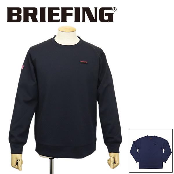 BRIEFING GOLF (ブリーフィング) BBG241M12 MS 3D LOGO CREWNECK 