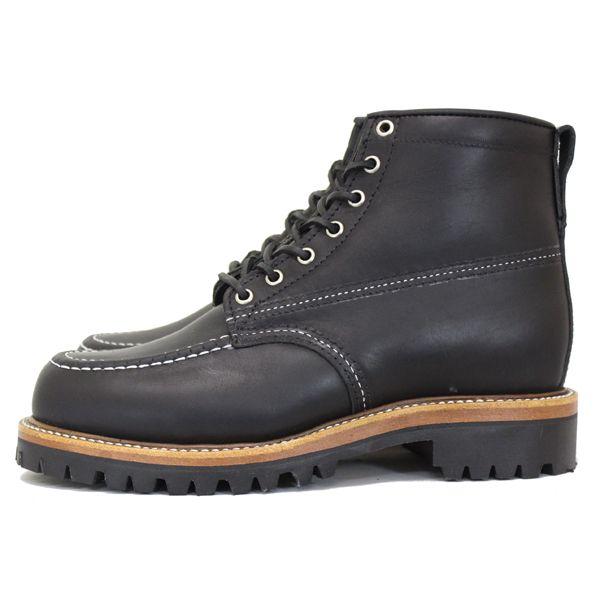 Dead stock デッドストック vintage ヴィンテージ CHIPPEWA チペワ 1975 6inch ORGINSULATED TREKKER トレッカー モックトゥブーツ BLACKの画像