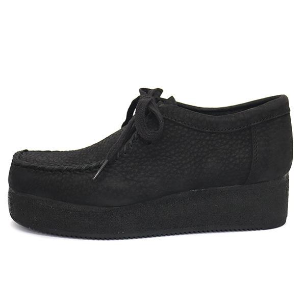 Clarks (クラークス) 26148632 Wallacraft Lo ワラクラフト ロー レディースシューズ Black Nubuck CL052｜threewoodjapan｜03