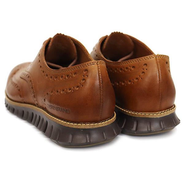 sale セール COLE HAAN (コールハーン) C29411 ゼログランド ウィングチップ オックスフォード レザーシューズ ブリティッシュタン x ジャバ CLH005｜threewoodjapan｜04