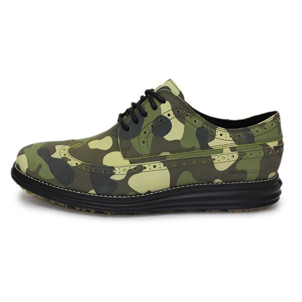 sale セール COLE HAAN (コールハーン) C34006 オリジナルグランド ウィング オックスフォード ゴルフ レザーシューズ GREEN CAMO CLH004｜threewoodjapan｜03