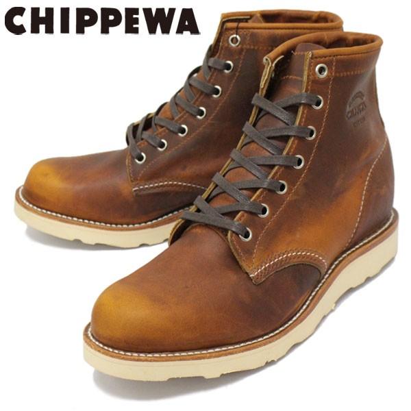 CHIPPEWA (チペワ) 1901M17 6inch SPORT BOOTS 6インチ プレーントゥ スポーツブーツ TAN｜threewoodjapan