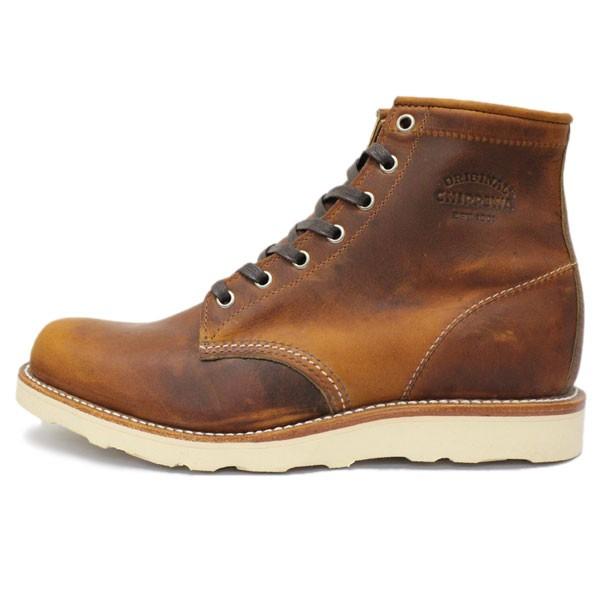 CHIPPEWA (チペワ) 1901M17 6inch SPORT BOOTS 6インチ プレーントゥ スポーツブーツ TAN｜threewoodjapan｜03