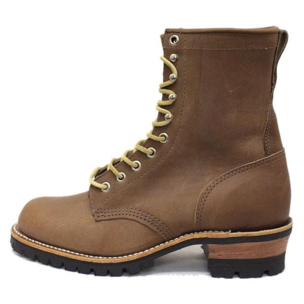Dead stock デッドストック vintage ヴィンテージ CHIPPEWA (チペワ) 1957 ORIGINAL MOUNTAINEER BOOTS プレーントゥ マウンテニアリングブーツ MAPLE LEAFの画像