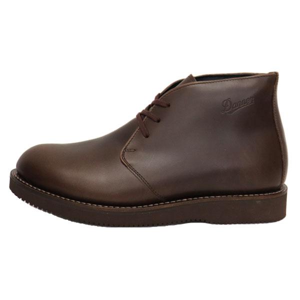 DANNER(ダナー) D214450 POSTMAN BOOTS W/P ポストマン ウォータープルーフ レザーブーツ Dk.Brown 日本製の画像